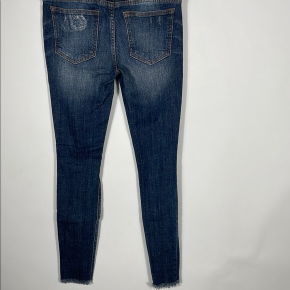 Harper Distressed Blue Jeans - Picture 8 of 8